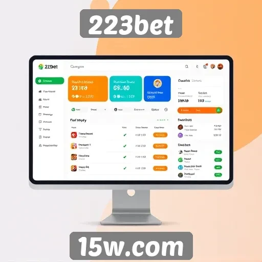 A evolução da interface do site 223bet